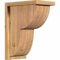 thumbnail image 1 of 7 1/2"W x 12"D x 16"H Crestline Smooth Corbel w/Backplate, Western Red Cedar, 1 of 9