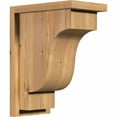 thumbnail image 1 of 7 1/2"W x 12"D x 16"H Newport Smooth Corbel w/Backplate, Western Red Cedar, 1 of 9