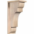 thumbnail image 1 of 7 1/2"W x 12"D x 24"H New Brighton Smooth Corbel w/Backplate, Douglas Fir, 1 of 9