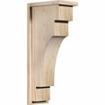 thumbnail image 1 of 7 1/2"W x 12"D x 28"H Mediterranean Smooth Corbel w/Backplate, Douglas Fir, 1 of 9