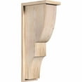 thumbnail image 1 of 7 1/2"W x 12"D x 28"H Ridgewood Smooth Corbel w/Backplate, Douglas Fir, 1 of 9