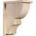 thumbnail image 1 of 7 1/2"W x 14"D x 18"H Ridgewood Smooth Corbel w/Backplate, Douglas Fir, 1 of 9