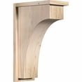 thumbnail image 1 of 7 1/2"W x 14"D x 22"H Huntington Smooth Corbel w/Backplate, Douglas Fir, 1 of 9