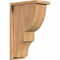 thumbnail image 1 of 7 1/2"W x 14"D x 22"H Ridgewood Smooth Corbel w/Backplate, Western Red Cedar, 1 of 9