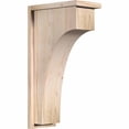 thumbnail image 1 of 7 1/2"W x 14"D x 26"H Huntington Smooth Corbel w/Backplate, Douglas Fir, 1 of 9