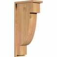 thumbnail image 1 of 7 1/2"W x 14"D x 30"H Alpine Smooth Corbel w/Backplate, Western Red Cedar, 1 of 9