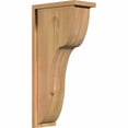 thumbnail image 1 of 7 1/2"W x 14"D x 30"H Carmel Smooth Corbel w/Backplate, Western Red Cedar, 1 of 9