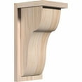 thumbnail image 1 of 7 1/2"W x 8"D x 16"H Carmel Smooth Corbel w/Backplate, Douglas Fir, 1 of 9