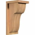 thumbnail image 1 of 7 1/2"W x 8"D x 16"H Carmel Smooth Corbel w/Backplate, Western Red Cedar, 1 of 9