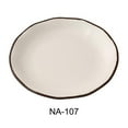 thumbnail image 1 of Yanco NA-107 Nature Art 7.5 x 0.75 in. Round Plate, White - Melamine - Pack of 48, 1 of 1