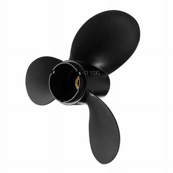 7 1/2 X 7 Ship Engine Propeller 3-Blade Rotary Paddle 58110-91Jn0-019 For Outboard Engine 4-6Hp,1*Ship engine propeller,black