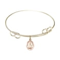 thumbnail image 1 of 7 1/2 inch Round Double Loop Bangle Bracelet w/ St. Lydia Purpuraria in Gold-Filled, 1 of 3