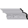 thumbnail image 1 of 7 1/4"H x 5 3/8"P x 8 5/8"F x 94 1/2"L, (9 5/8" Repeat), Dublin Crown Moulding, 1 of 14