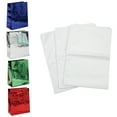 thumbnail image 1 of 7 1/4" x 9" Medium Solid Metallic Paper Gift Bags & Tissue Paper Kit 72 Pieces, 1 of 2