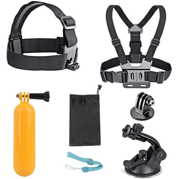 7 in 1 Action Camera Accessories Kit for EK7000/EK7000 Pro/Brave 4/Brave 4 pro/Brave LE/Brave 7/Brave 8/V50X/V50 Pro/V50 Elite/GoPro Hero 13 12 11 10 9