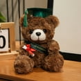 thumbnail image 1 of 7.1-Inch Blue Graduation Bear with Cap - Plush Stuffed Animal Doll, Class of 2025 Gift for Graduate, Photo Prop, Keepsake Souvenir & Party Decor Green, 1 of 6
