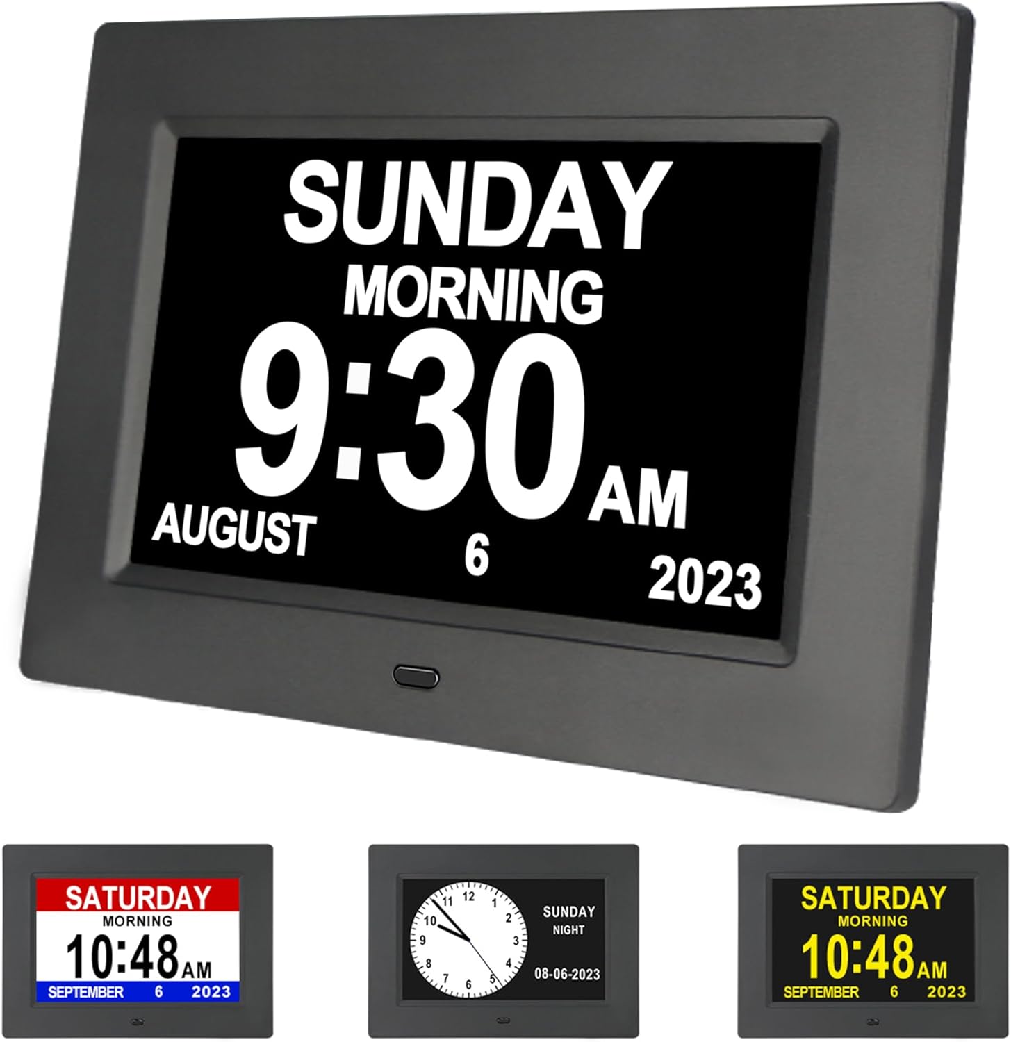 7.1 Inch Digital Day Dementia Clock For Seniors, 12 Medication