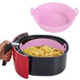 thumbnail image 1 of 7.1 Inch Fryer Basket Tray | Foldable Non-Stick Air Fryer Accessory Pan | Dishwasher Safe & Heat Resistant to 450°F | 1-Pack, 1 of 5