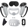 thumbnail image 1 of 7 in 1 Silicone Cover Compatible with Meta/Oculus Quest 3 Accessories, VR Silicone Headset Controller Shell, Eyes, Face, Touch Controller Grip Case & Lens Cover, 1 of 11