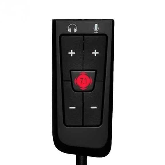 7.1 Virtual Surround Sound Card Easy Volumes Adjustment for Cloud2 Personals Computers and Tablets
