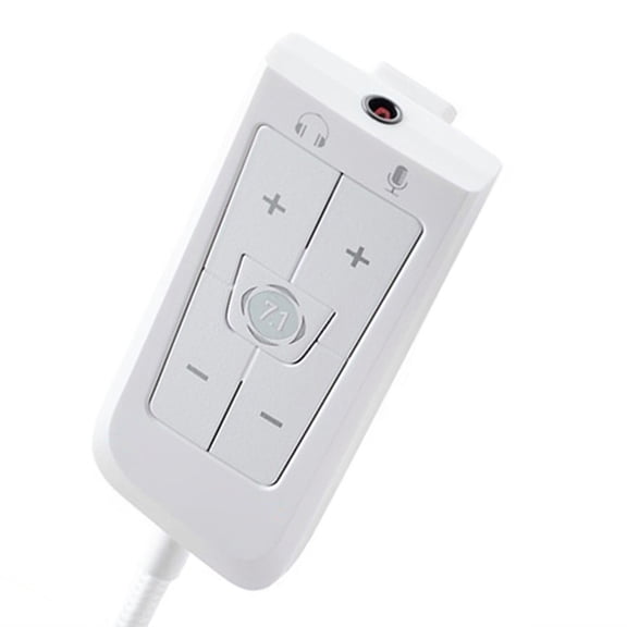 7.1 Virtual Surround Sound Card Easy Volumes Adjustment for Cloud2 Personals Computers and Tablets