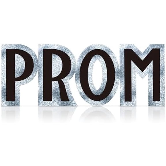 7.1 ft Graduation Prom Letters Cardboard Cutout Stand-up Graduation Party Decoration Life-Size Sparkling Nights Backdrop Photo Props Standup for Prom Theme Nights Awards Dance Supplies