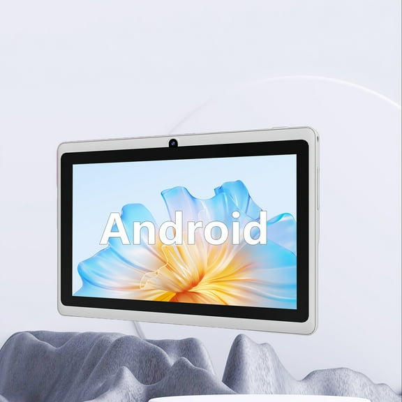 7/10.1-Inch Android Tablet 6GB RAM (2+4GB) 512GB Expandable FM GPS Wi-Fi Dual Cameras Portable for Movie Watching News Reading