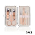 thumbnail image 1 of 7/10/12/15/18PCS Nail Clippers Set Stainless Steel Manicure Kit Professional Nail Scissors Cuticle Trimmer with Travel Case, 1 of 9
