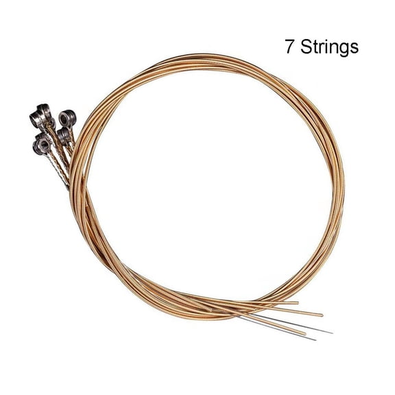 7 10 1619 21 24Strings Lyre Brass Strings Set Lyre Harp Nylon String Replacement