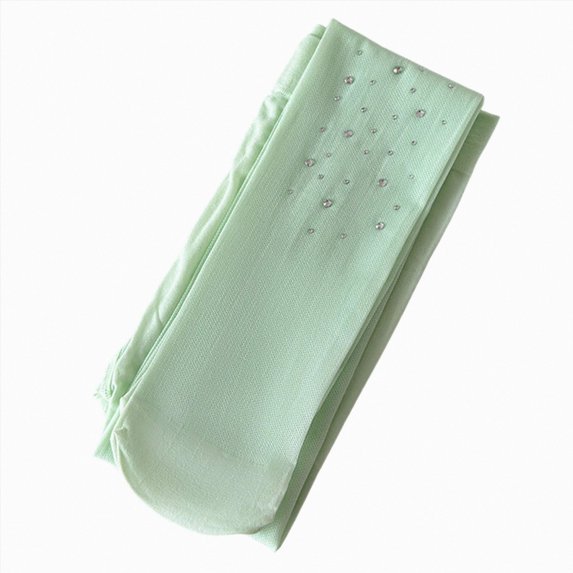 7-10 Years Toddler Girls Sparkly Rhinestone Tights Soft Breathable Footed Pantyhose for Dress Up Assorted Styles