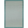 thumbnail image 1 of 7.10 ft. x 10 ft. Lanai Transitional Polypropylene Power Loom Rectangle Area Rug - Aqua, 1 of 1