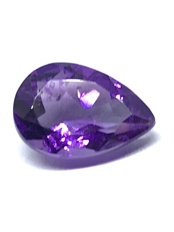 7/10 mm pear shape natural amethyst loose gemstone