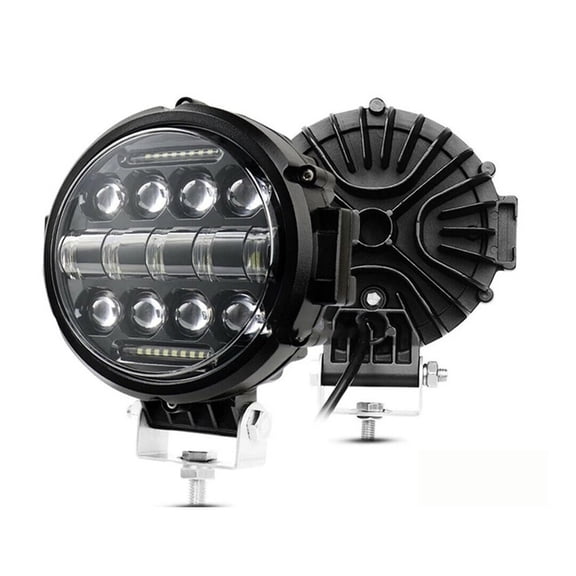 7" 100W Round LED Work Light Offroad LED Work Light Bar White DRL Light Flood Spot Beam For SUV ATV Tractor Truck Boat LED Light