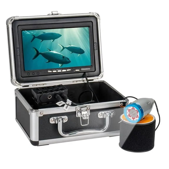 7" 1080P Underwater Fishing Camera with DVR, IP68 Waterproof Fish Finder