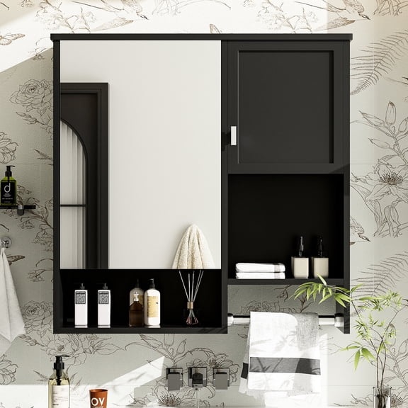 7.12in Width, Painted MDF - Hidden Shelves for Privacy - Used in Bedroom - Keep Personal Things Secret