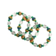 thumbnail image 1 of 7" 12mm Rainbow & Facet Beads Bracelet (Dozen), 1 of 1