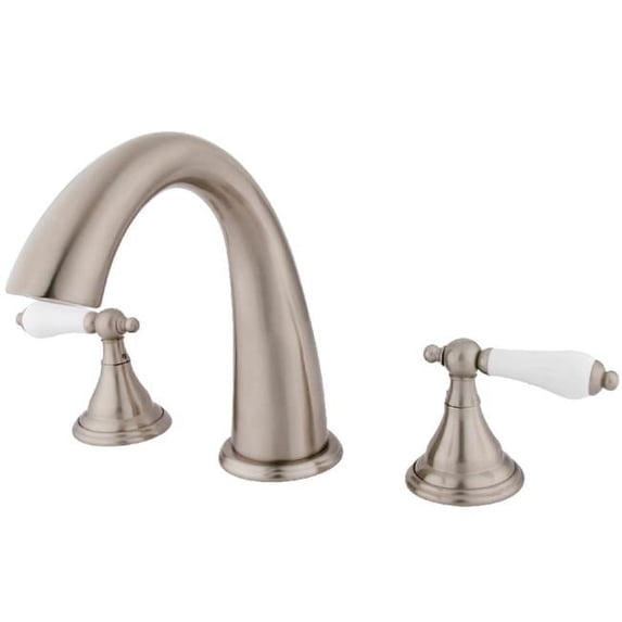 7.13 in. Vintage Roman Tub Faucet, Brushed Nickel