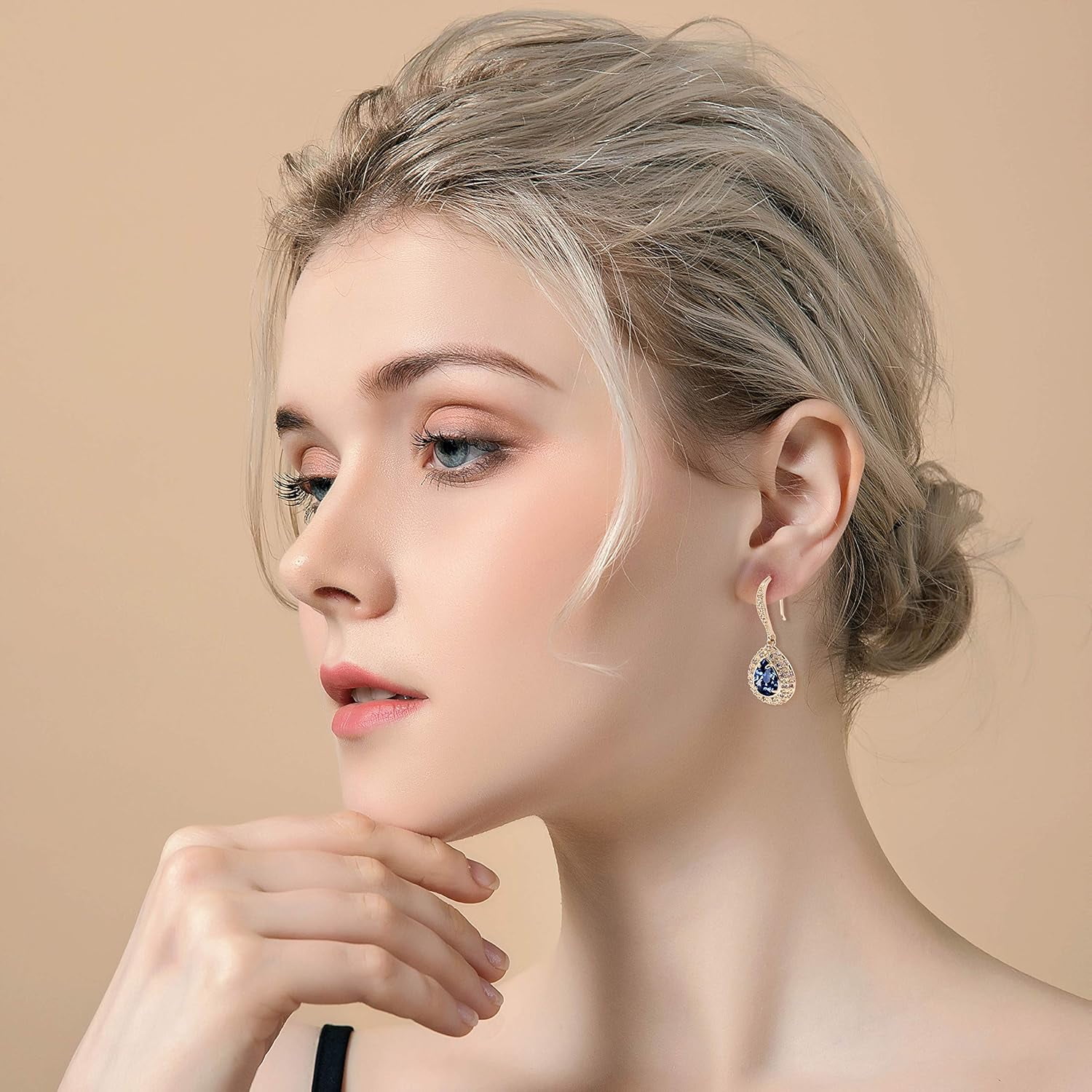 7-14 Pairs Stainl Steel Cz Stud Earrings For Women Lticolor Cubic Zirconia Cartilage Helix Earrings Set Screwback 4Mm[o4683]