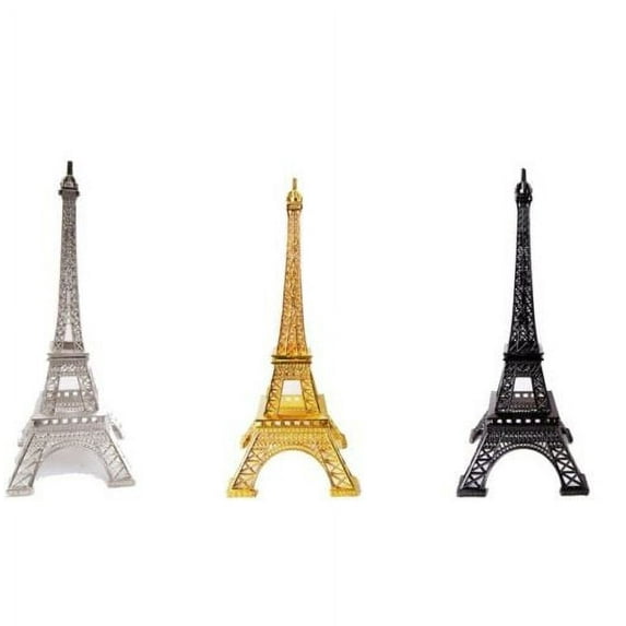 7"-15" Eiffel Tower Statue Sculpture Paris Decor Metal Wedding Supplies Ornament