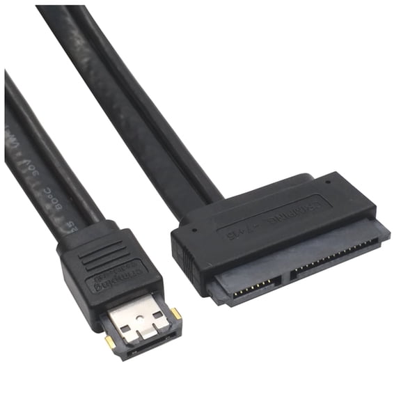 7+15Pin HDD to Power ESATA Adapter Power ESATA USB 2.0 5V 12V Combo to 2.5Inch 3.5Inch 22Pin Hdd Adapter Cable