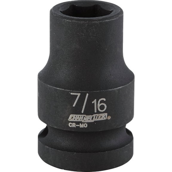 Channellock Triple Square Drive Socket 313149 - Shallow Impact, Chrome Molybdenum Steel - One Size