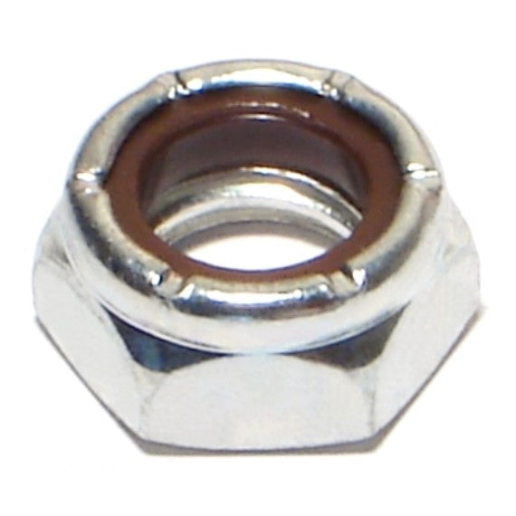 7/16"-14 Zinc Grade 2 Nylon Insert Lock Nuts LKNUT-107 (10 pcs.)