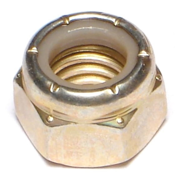 7/16"-14 Zinc Grade 8 Nylon Insert Lock Nuts (8 pcs.)