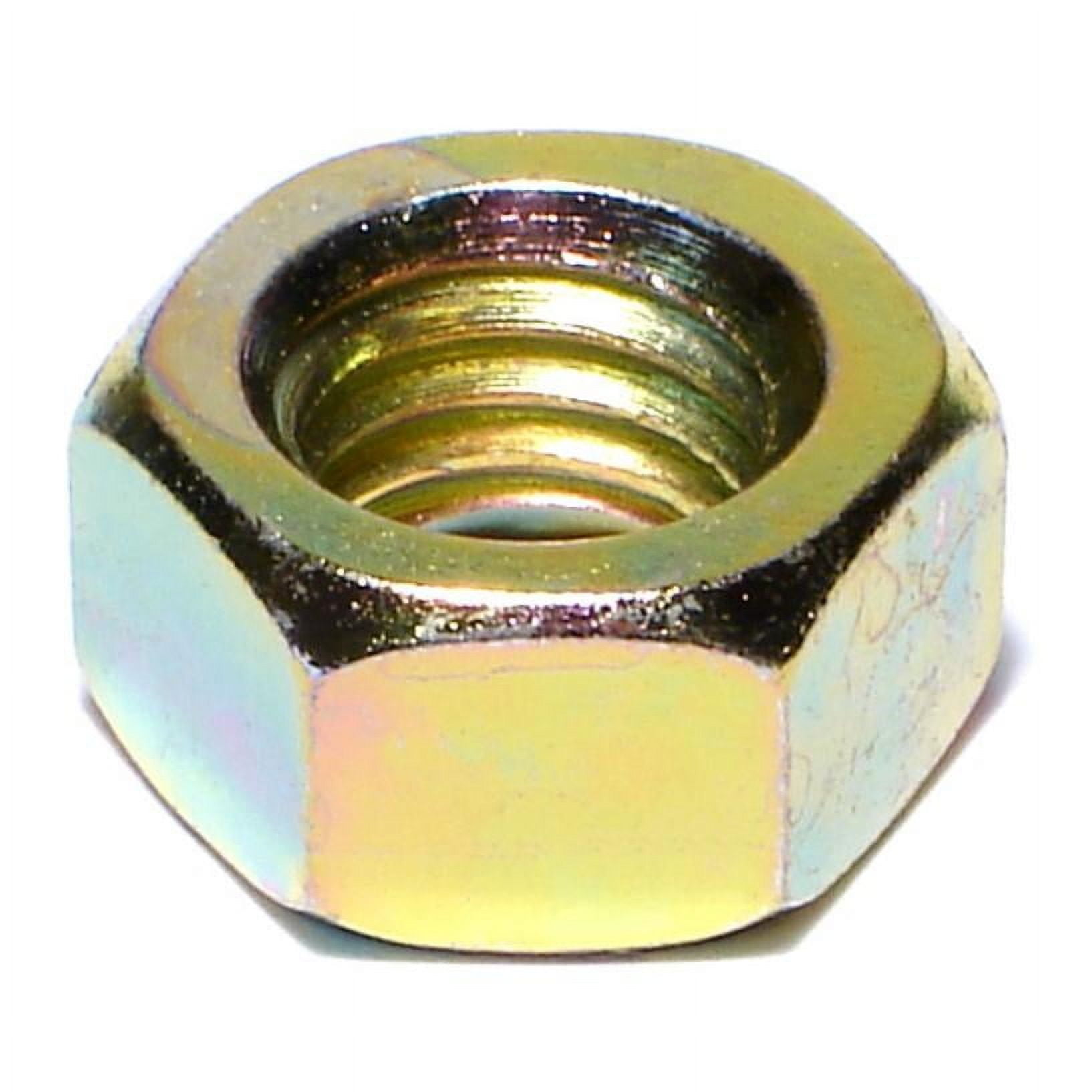 7/16"-14 Zinc Plated Grade 8 Steel Coarse Thread Hex Nuts HXNTS-085