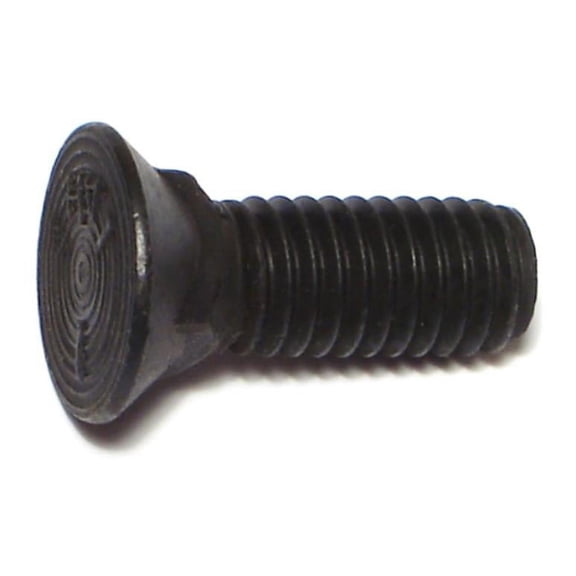 7/16"-14 x 1-1/4" Plain Grade 5 Steel Coarse Thread Flat Head Plow Bolts PBS5-137