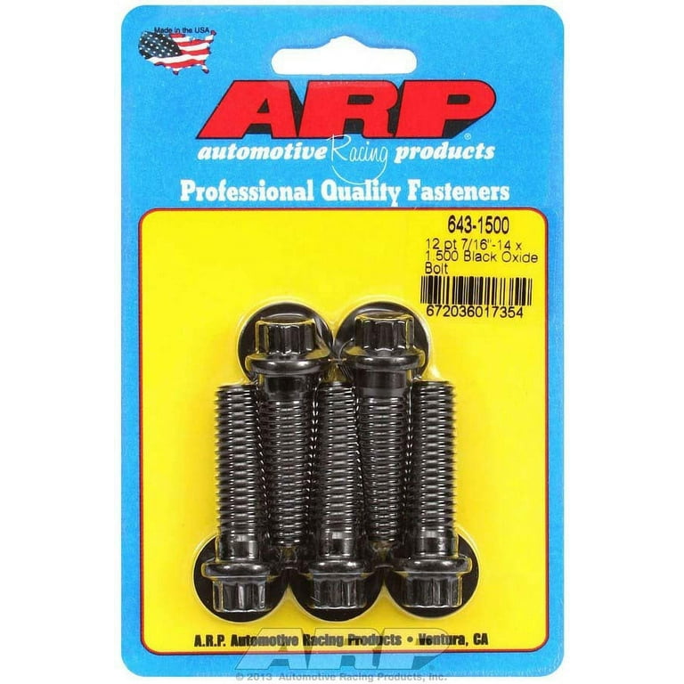 ARP Bolt Kit - 12pt (5) 7/16-14 x 1.500 ARP Bolt Kit - 12pt (5) 7/16-14 x 1.500