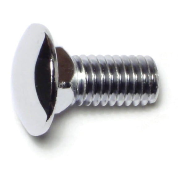 7/16"-14 x 1" Chrome Grade 5 Carriage Head Bumper Bolts CBS5-229 (5 pcs.)