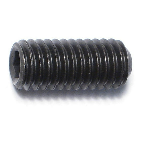 7/16"-14 x 1" Steel Coarse Thread Hex Socket Headless Set Screws (5 pcs.)