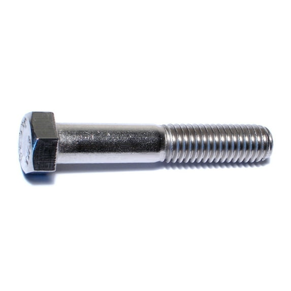 7/16"-14 x 2-1/2" 18-8 Stainless Steel Coarse Thread Hex Cap Screws CSHSS-305