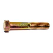 7/16"-14 x 2-1/2" Zinc Plated Grade 8 Steel Coarse Thread Hex Cap Screws HCS8-217